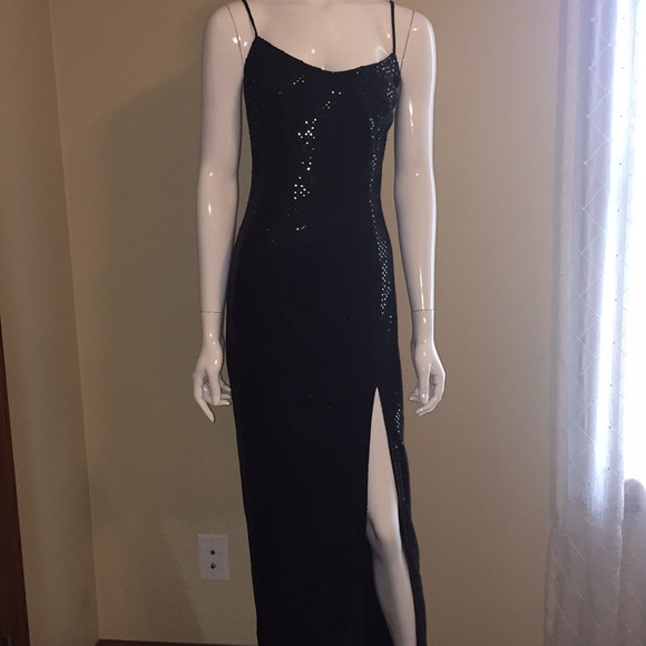 L.A GLO, Evening sequins dress size 9/10 - Picture 2 of 6